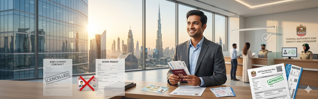 Employment Visa to Visit Visa