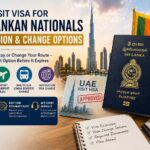 UAE visit visa extension and change options for Sri Lankan nationals